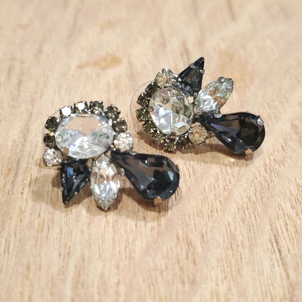 Statement crystal earrings